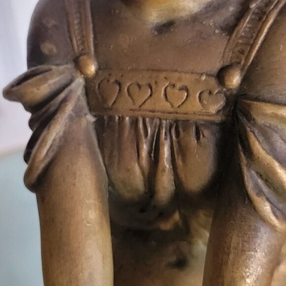 Antique Art Nouveau Woman Centerpiece Raoul Francois Larche, France (1860-1912) - Picture 11 of 12